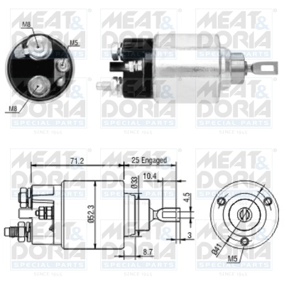 Solenoid Switch, starter